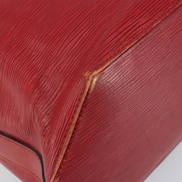 Authentic LOUIS VUITTON Epi Sac Depaule GM Shoulder Bag Red M80197 LV - Picture 6 of 16